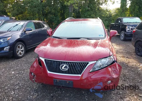 2010 Lexus Rx 350 z USA, uszkodzony, nr VIN 2T2BK1BA7AC053991